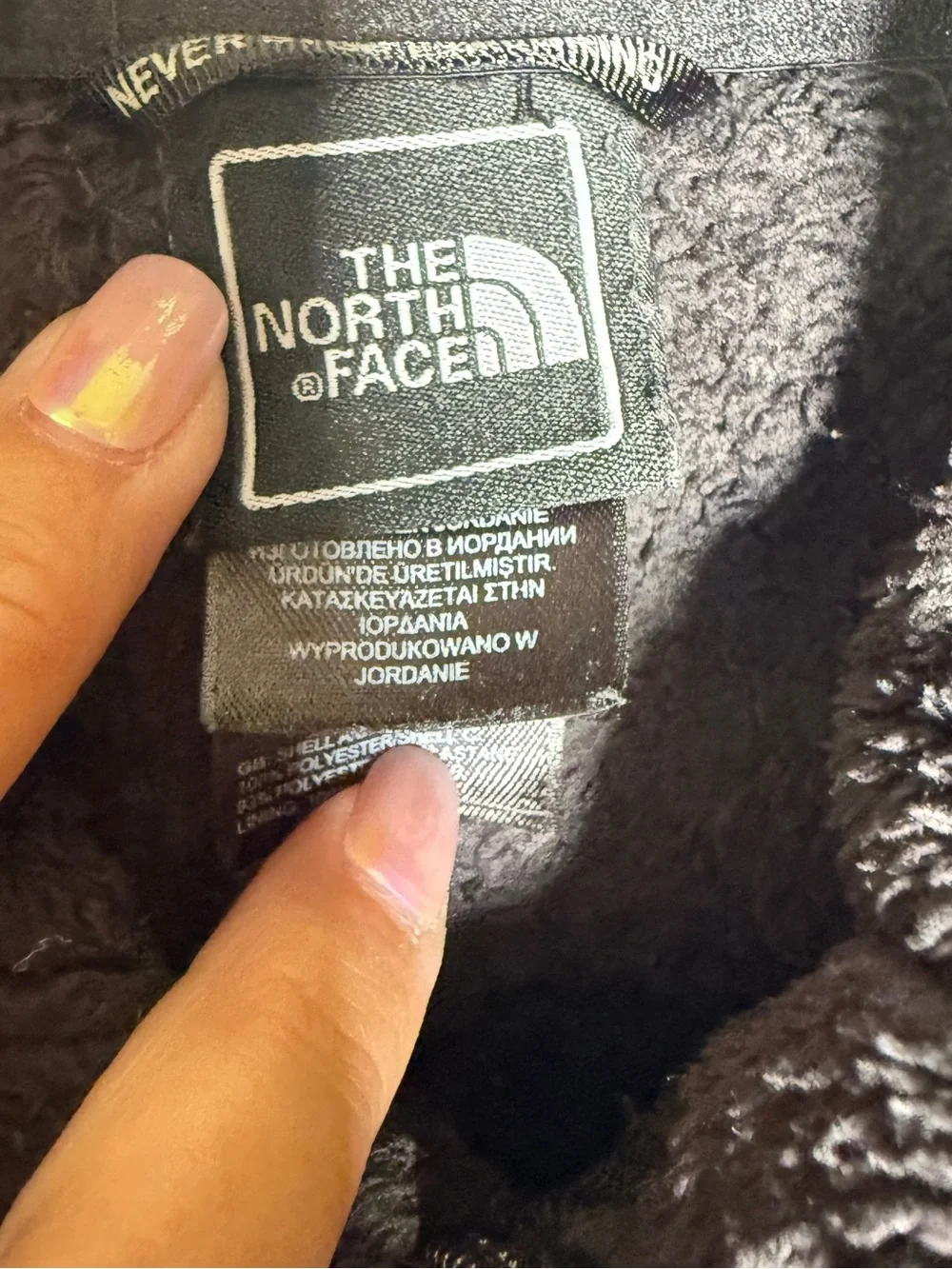 The North Face Oso Fleece Hoodie Women’s Black Jacket Small